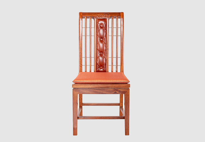 长葛芙蓉榭中式实木餐椅效果图