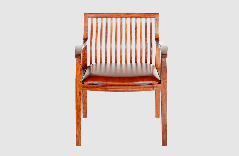 长葛中式实木大方椅家具效果图