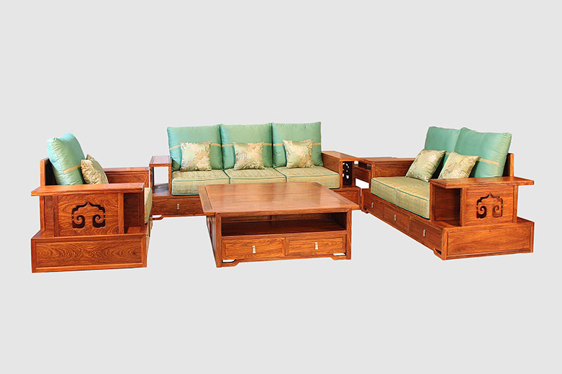长葛中式实木沙发简直太美了